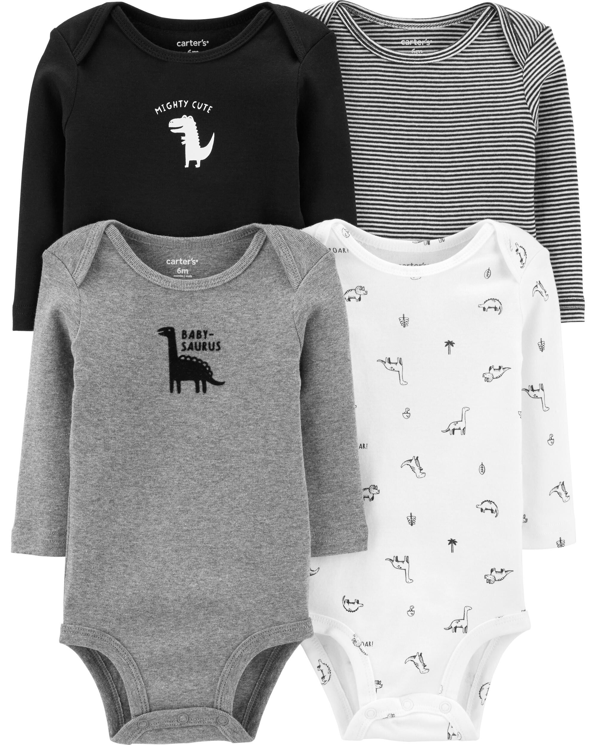 Carter\'s Set 4 piese body Dinozauri