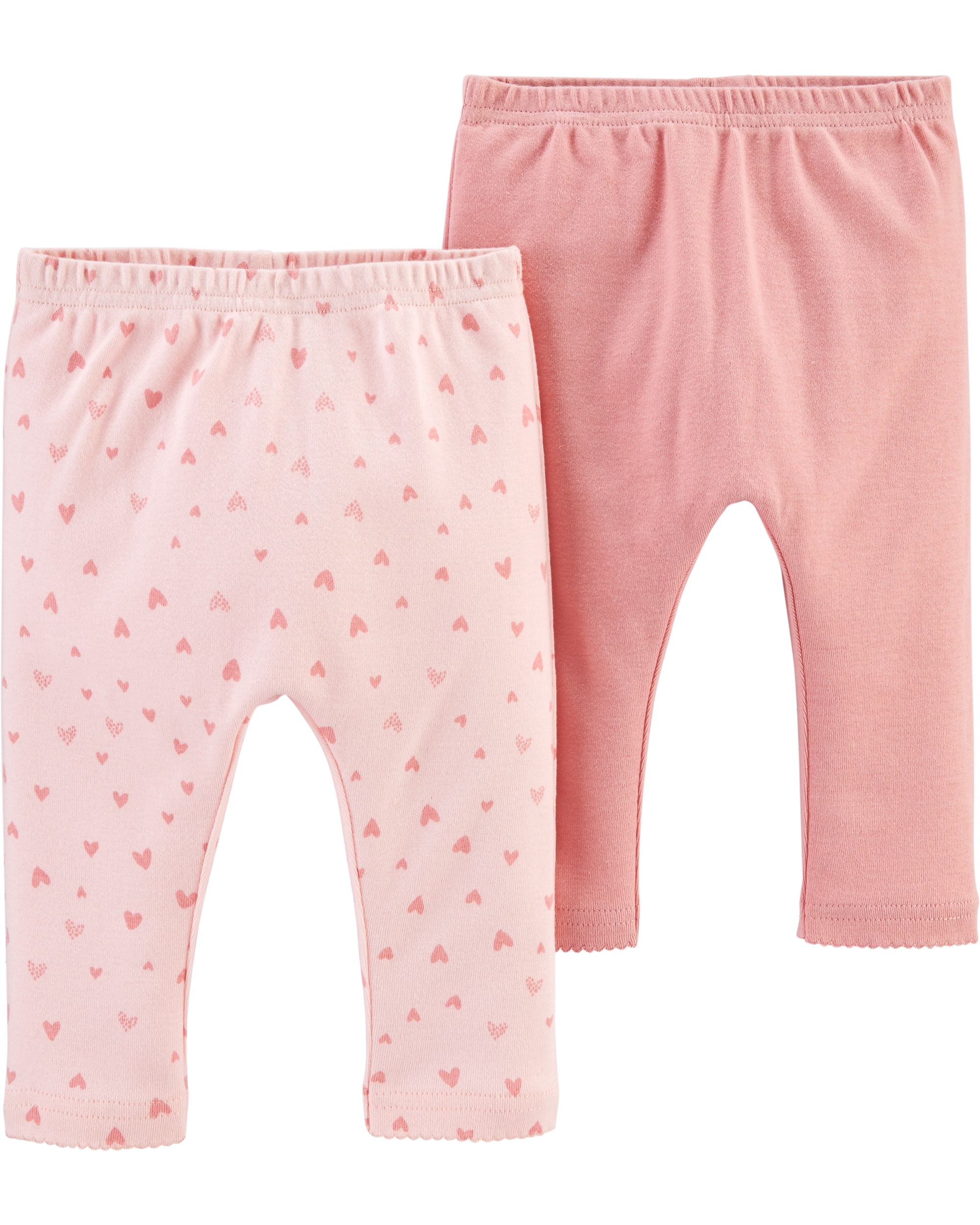 Carter\'s Set 2 piese pantaloni roz 100% Bumbac Organic