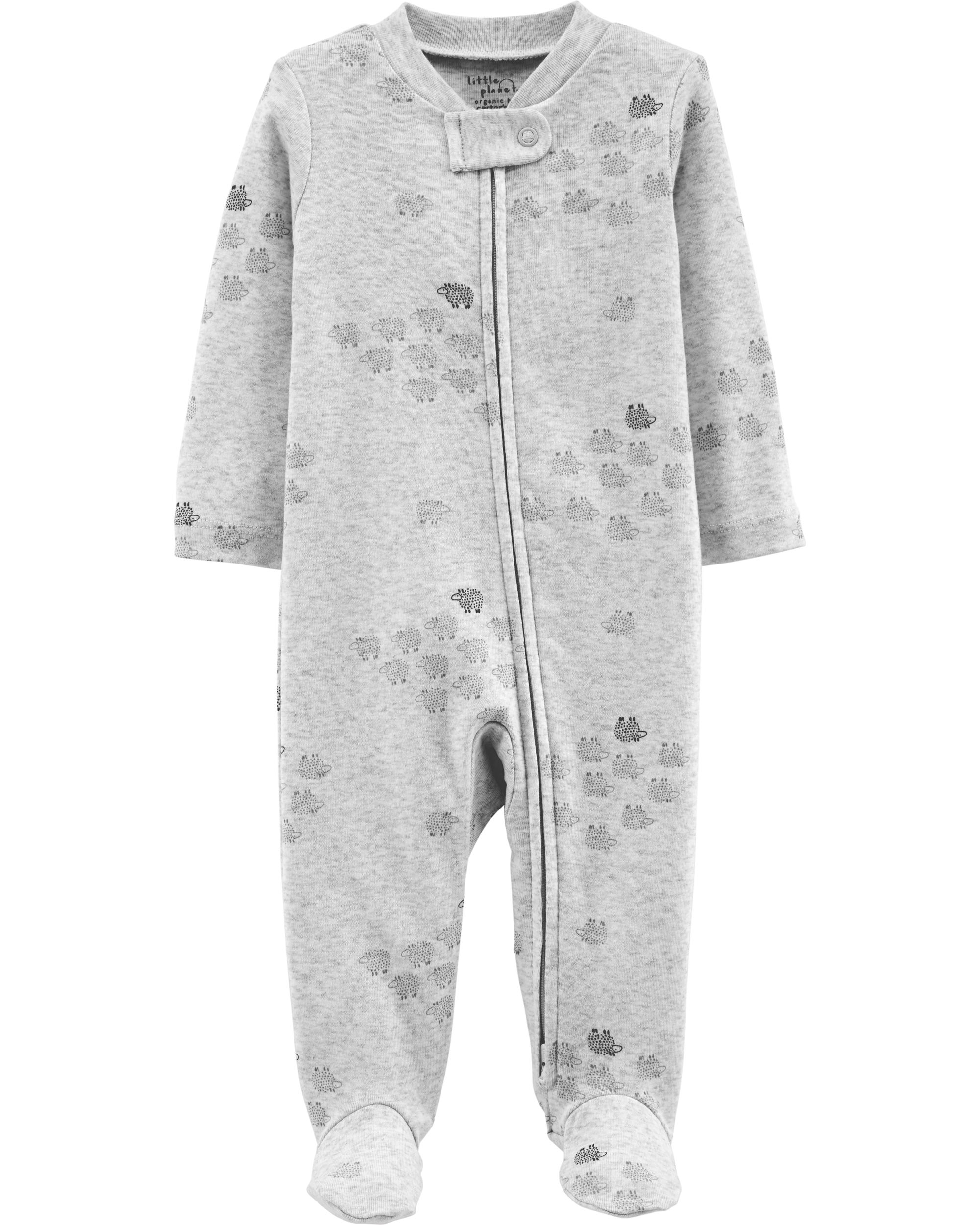 Carter’s Pijama cu fermoar reversibil Oite 100% Bumbac Organic imagine