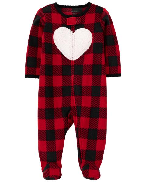 Carter\'s Pijama bebe cadrilata Inima