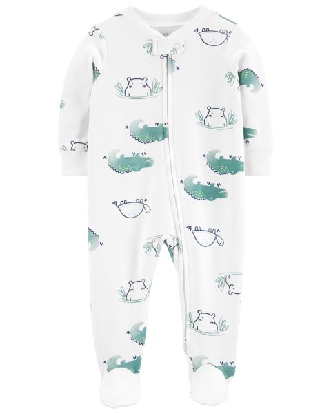 Carter’s Pijama cu fermoar reversibil Testoasa Carter's imagine 2022