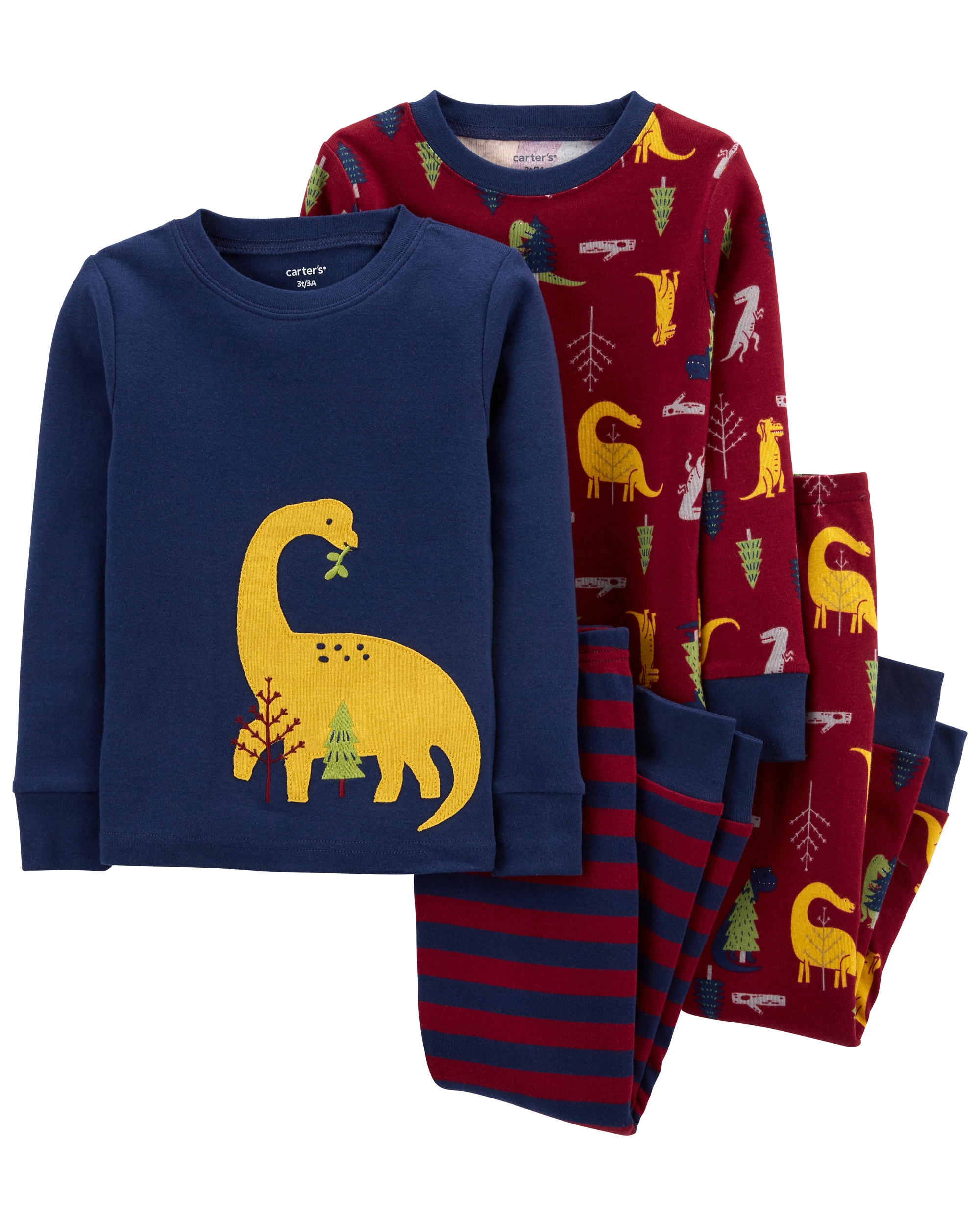 Carter’s Set 2 pijamale Dinozauri Carter's imagine 2022