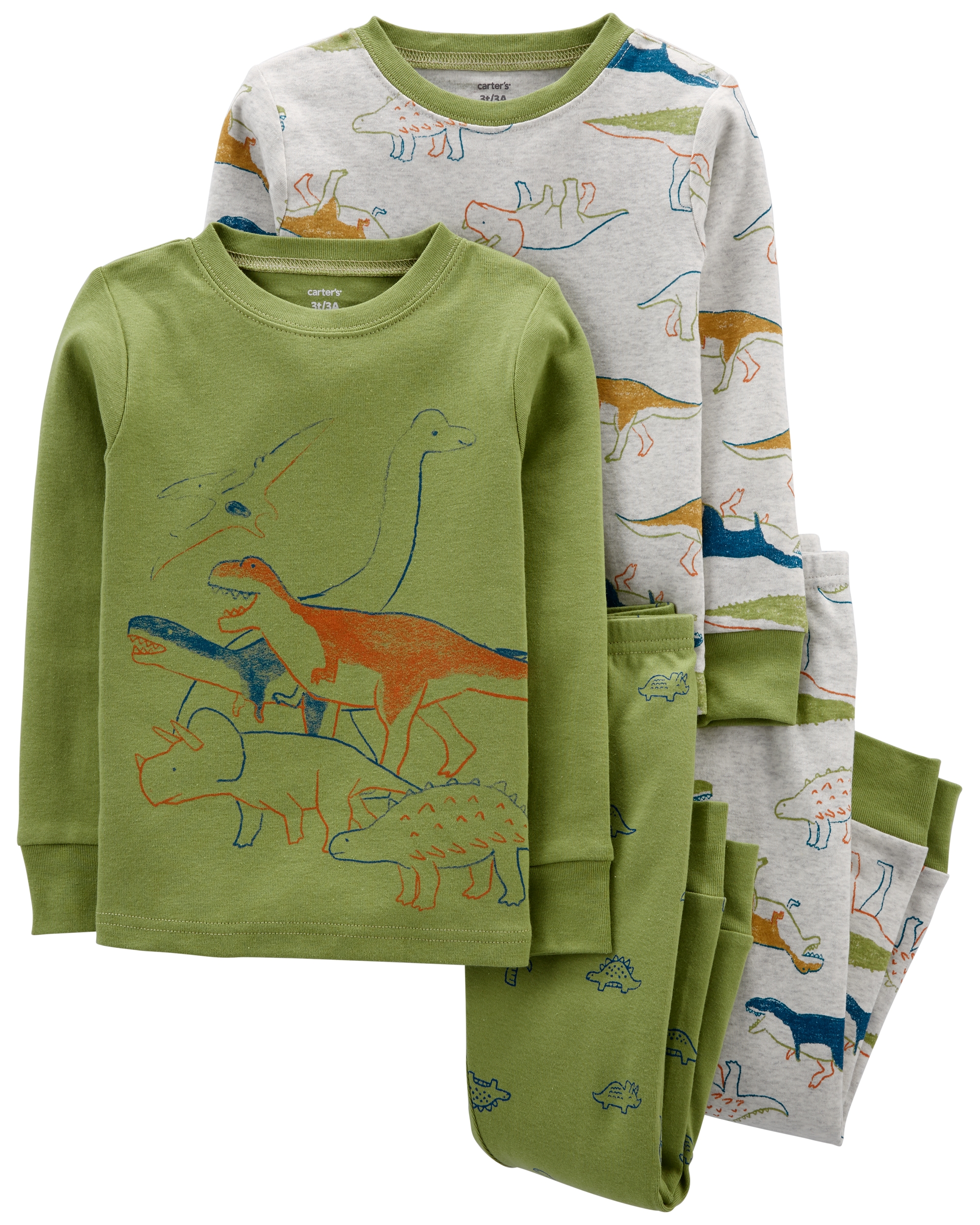 Carter\'s Set 2 pijamale Dinozauri