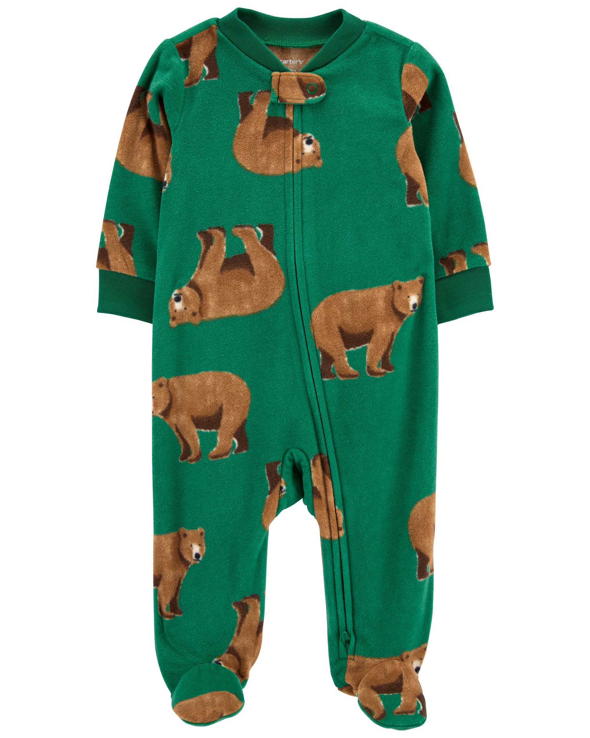 Carter’s Pijama fleece Urs Carter's imagine 2022