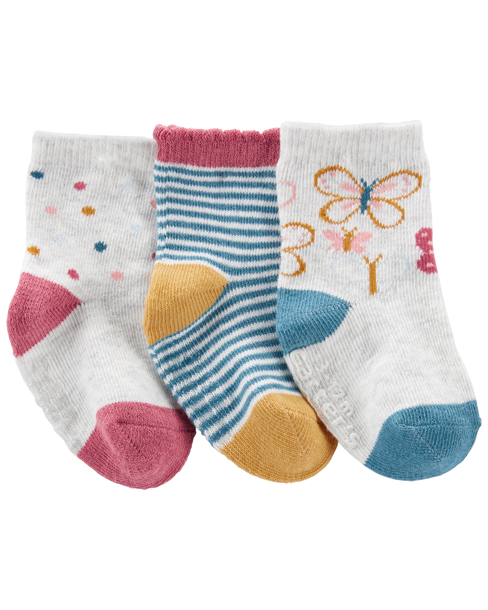 Carter\'s Set 3 perechi de sosete Fluturi