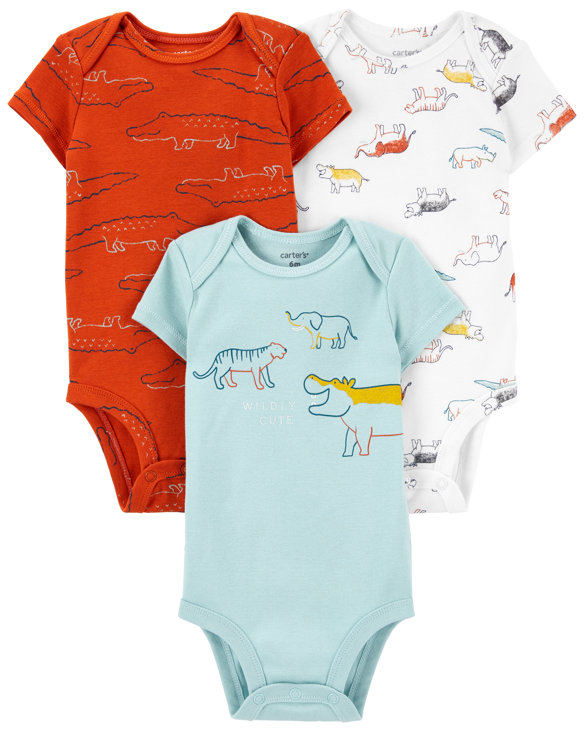 Carter’s Set 3 piese body Animale Carter's