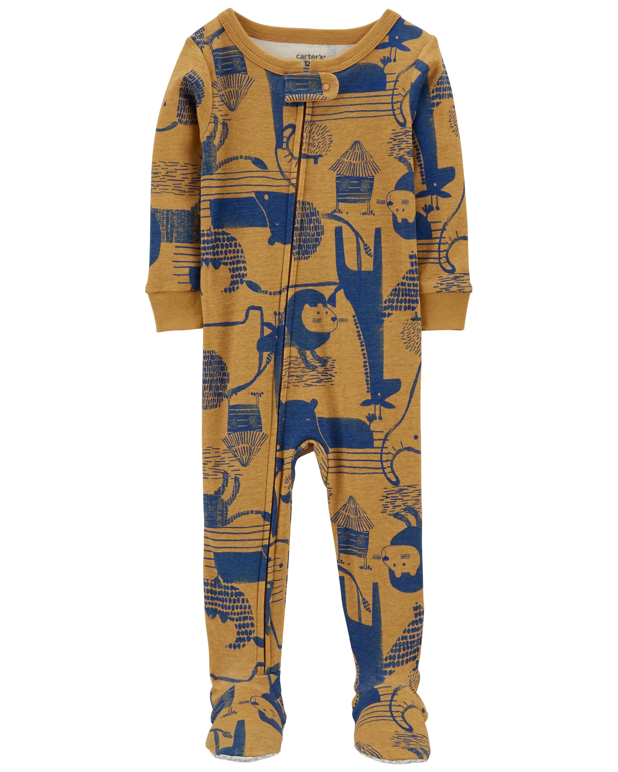 Carter’s Pijama cu fermoar Animale Carter's imagine 2022