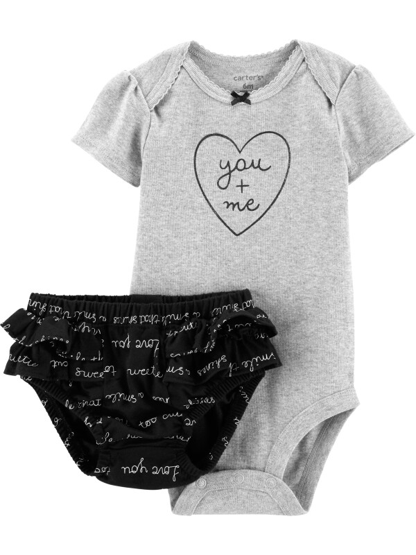 Carter’s Set 2 Piese body inimioară & chilot 100% bumbac