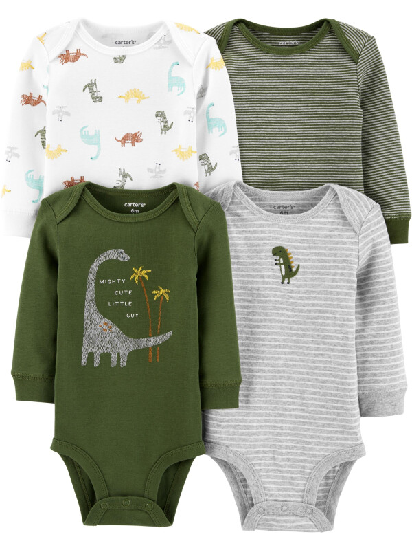 Carter's Set 4 piese body bebelus Dinozaur
