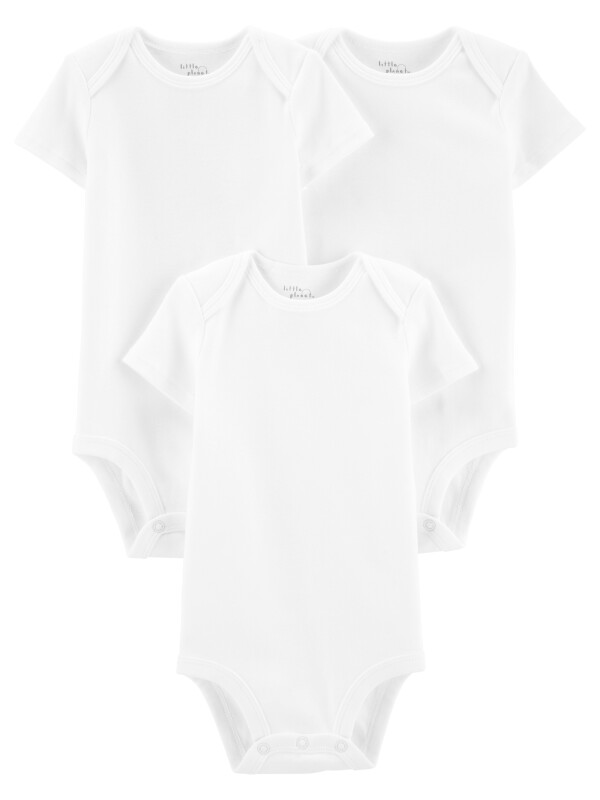 Carter’s Set 3 Piese body alb 100% Bumbac Organic
