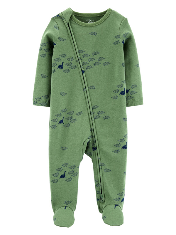 Carter’s Pijama cu fermoar reversibil Dinozaur 100% Bumbac Organic