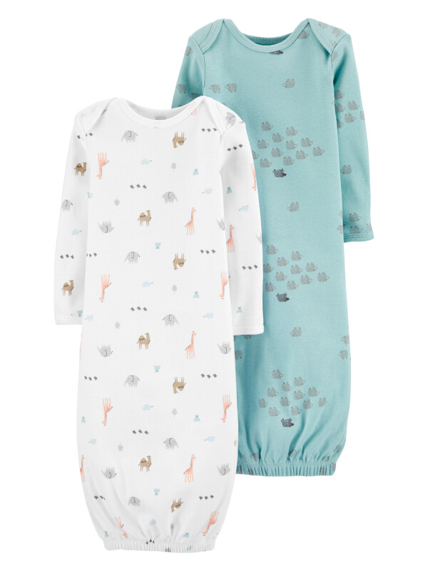 Carter’s Set 2 piese sac de dormit Animale 100% Bumbac Organic