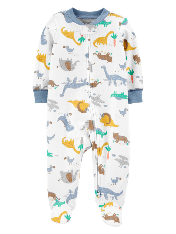 Carter's- Pijama bebe cu fermoar reversibil Dinozauri