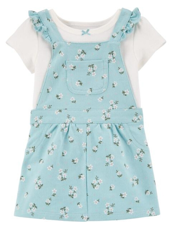 Carter's Set 2 piese body si sarafan Flori