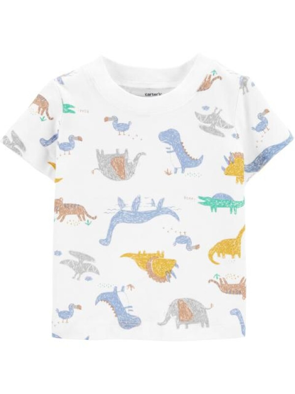Carter's Set 2 piese tricou si salopeta Dinozaur