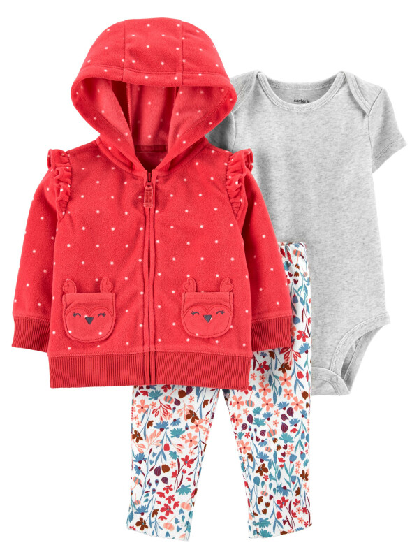 Carter’s Set 3 piese body pantaloni si hanorac