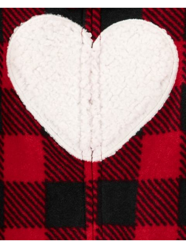 Carter's Pijama bebe cadrilata Inima