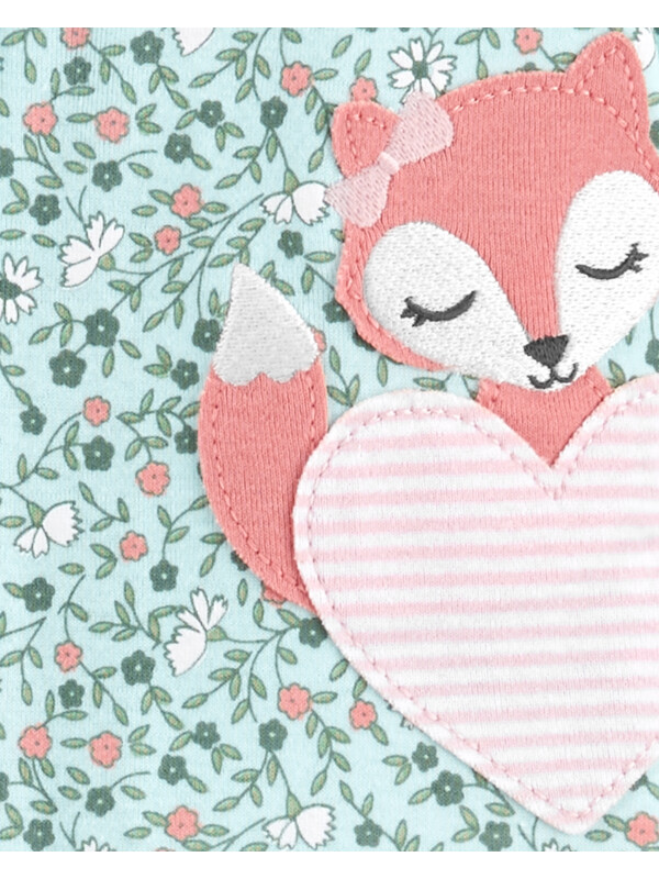 Carter's Pijama cu fermoar Vulpe