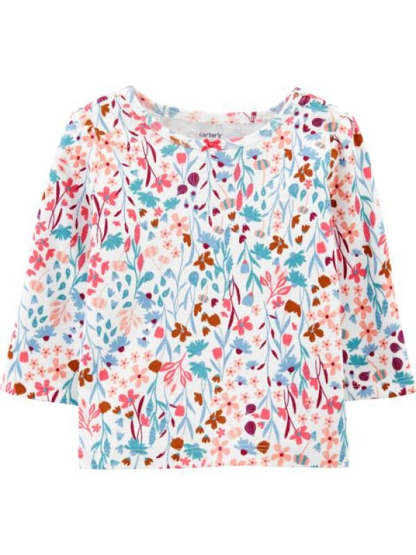 Carter's Set 2 piese bluza si salopeta Flori