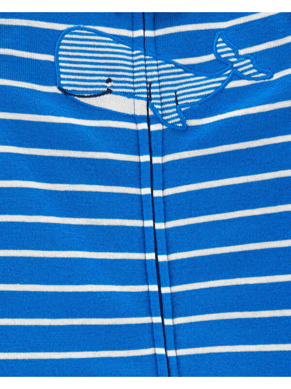 Carter's Pijama cu fermoar reversibil Balena