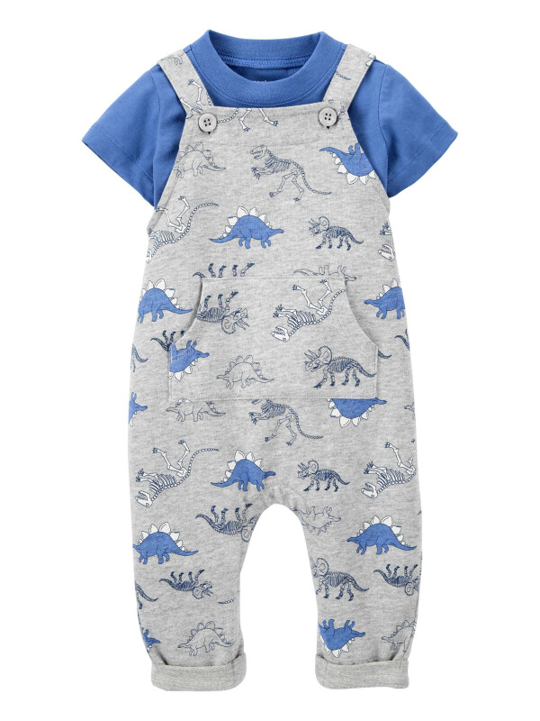 Carter’s Set 2 piese tricou si salopeta Dinozauri