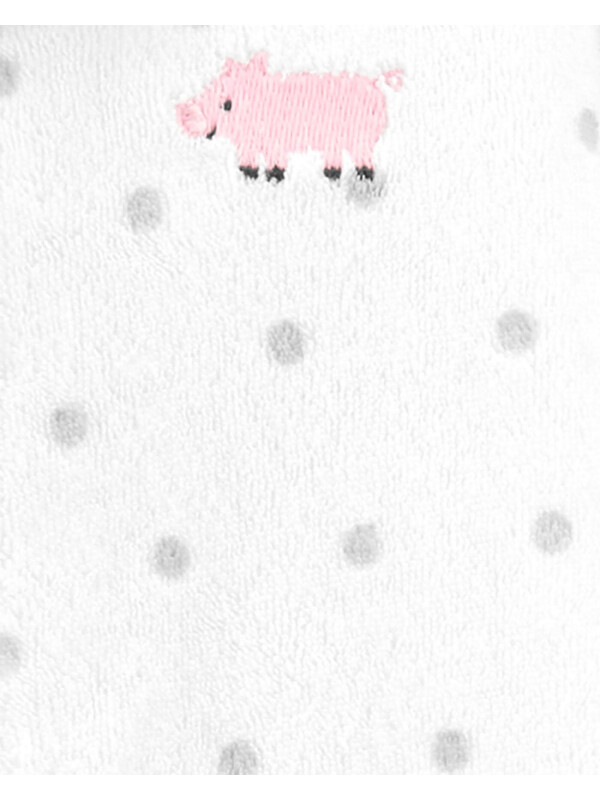 Carter's Pijama cu fermoar reversibil Purcel 