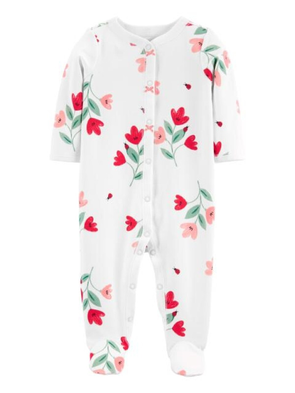 Carter's Pijama cu capse Flori 