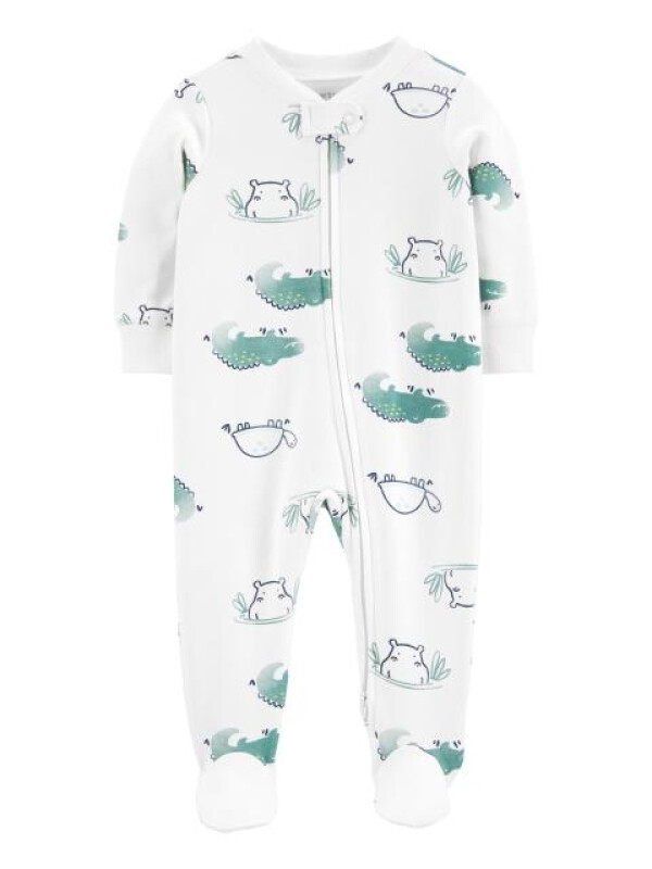 Carter's Pijama cu fermoar reversibil Testoasa 