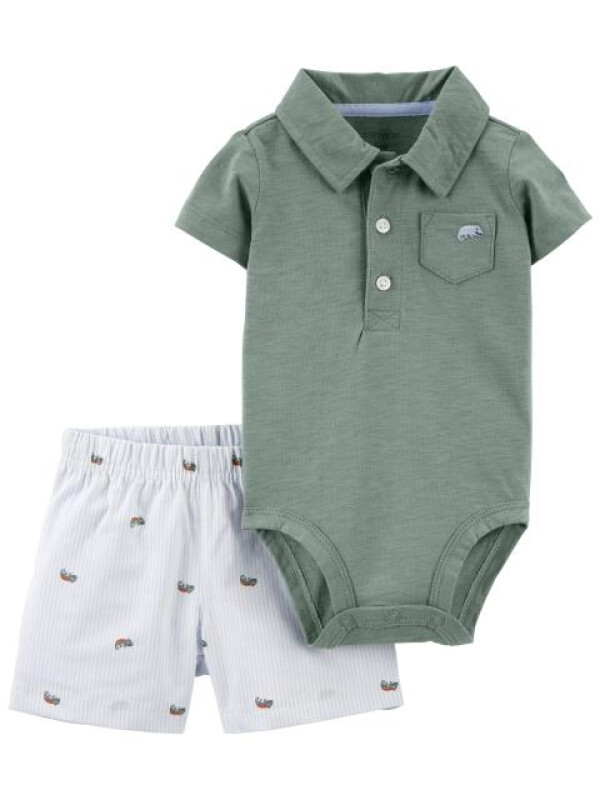 Carter's Set 2 piese body si pantaloni Cameleon 