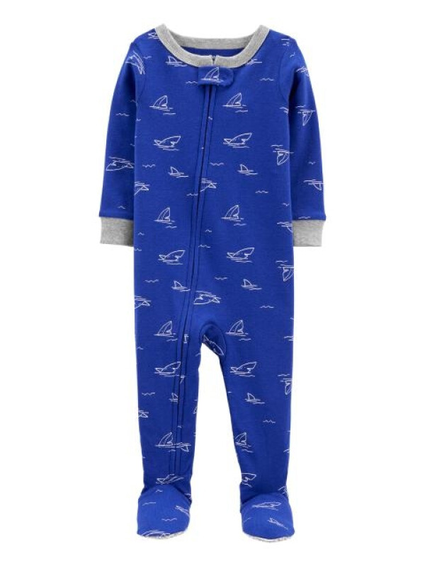 Carter's Pijama cu fermoar Rechin