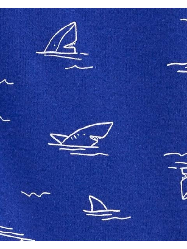 Carter's Pijama cu fermoar Rechin