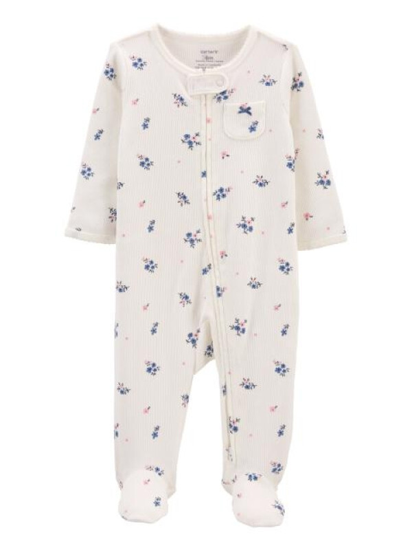 Carter's Pijama cu fermoar reversibil Flori 