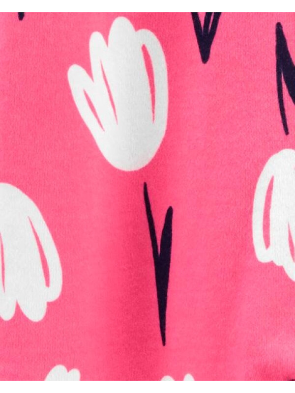 Carter's Pijama cu fermoar reversibil Lalele