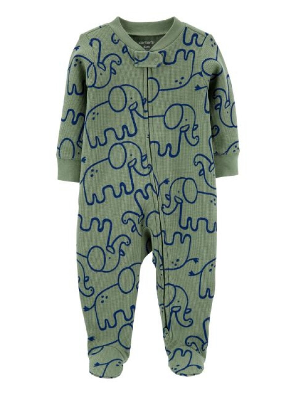 Carter's Pijama cu fermoar reversibil Elefanti