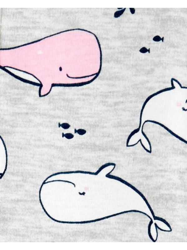 Carter's Pijama cu fermoar Balena