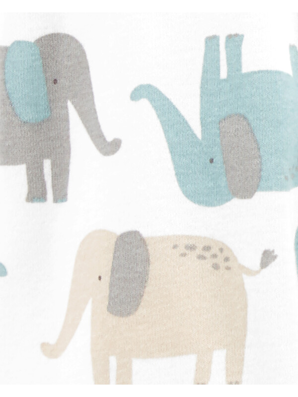 Carter's Set 2 pijamale Elefantei