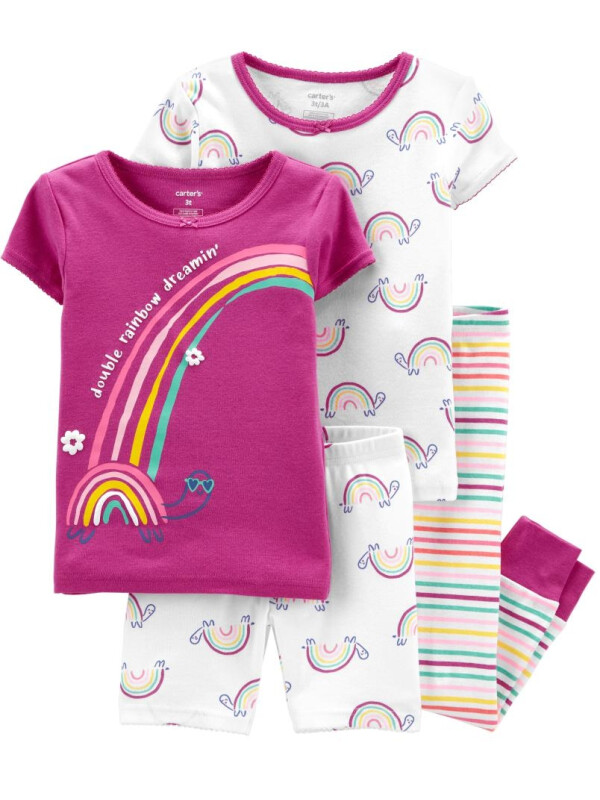 Carter's Set 2 pijamale Curcubeu