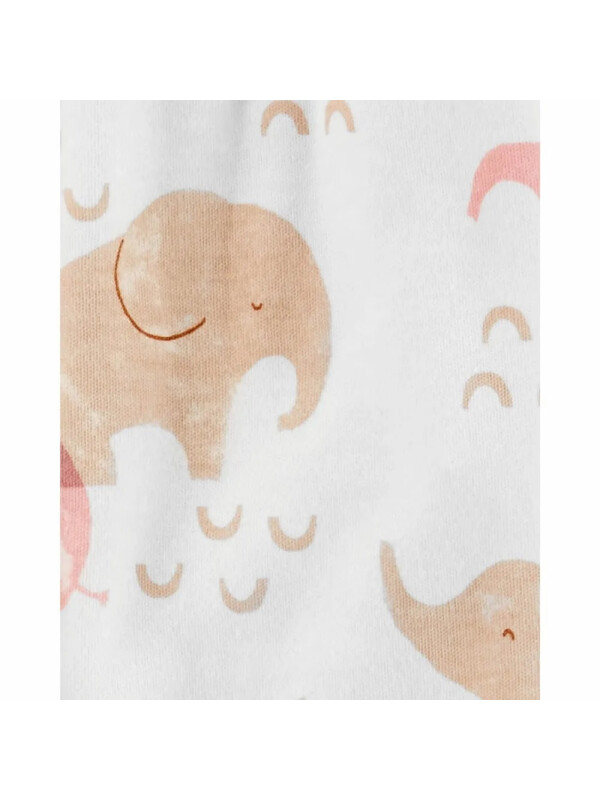 Pijama pastel cu elefantei