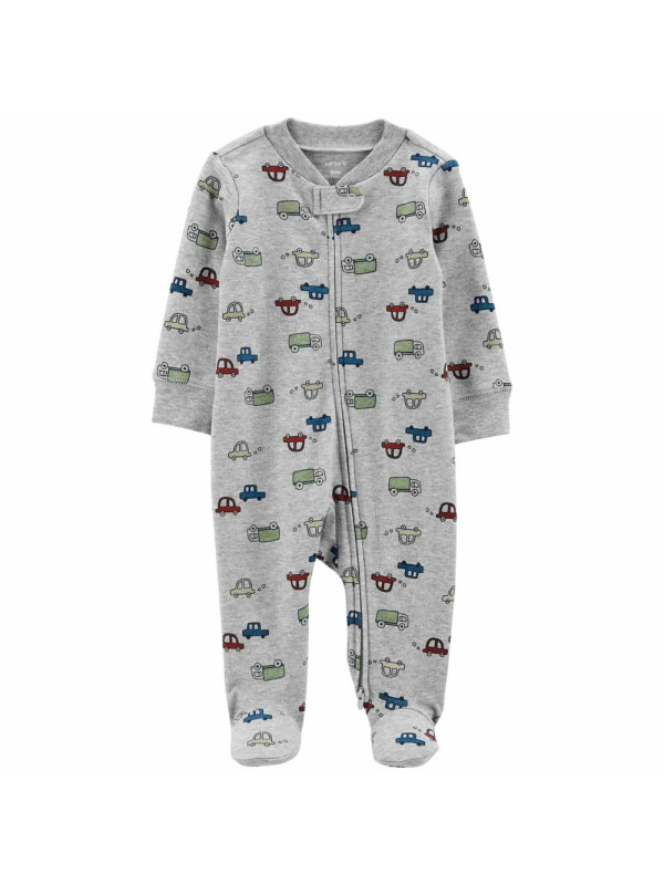 Pijama gri cu autovehicule