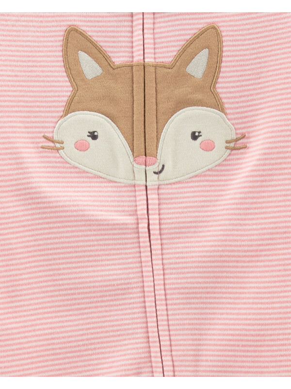 Carter's Pijama cu fermoar reversibil Vulpe 