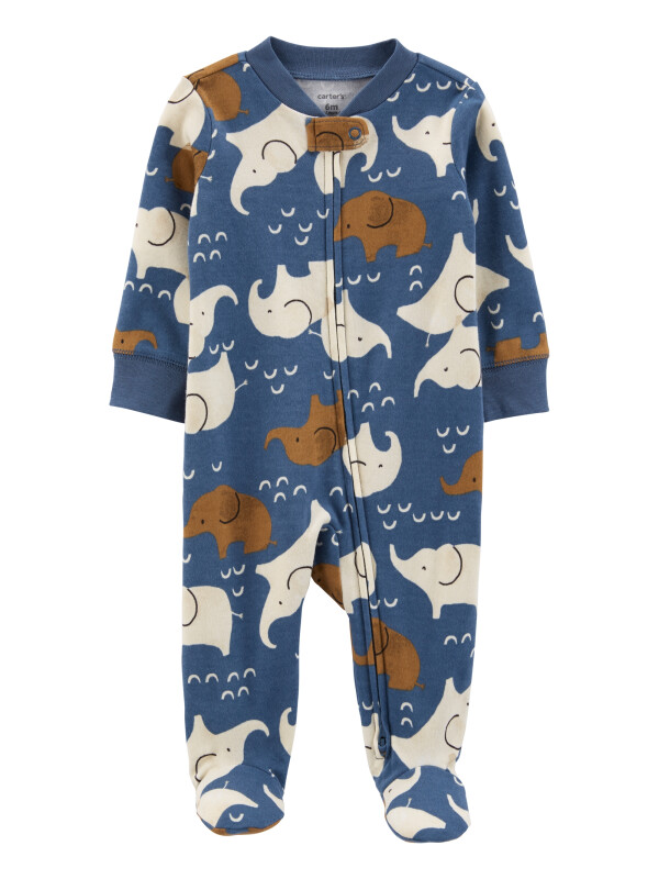 Carter's Pijama cu fermoar reversibil Elefant 