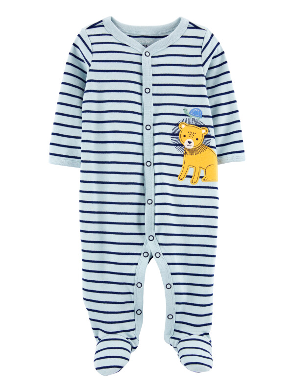 Pijama bleu cu leu