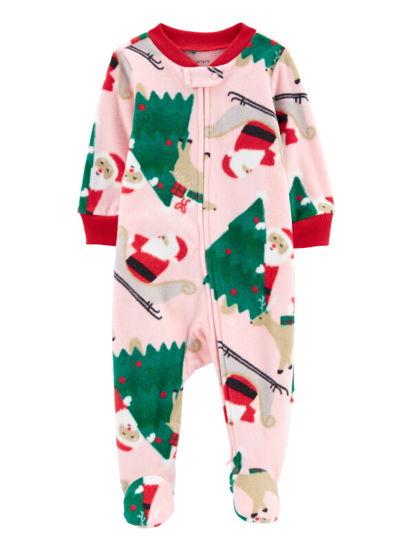 Pijama roz Craciun