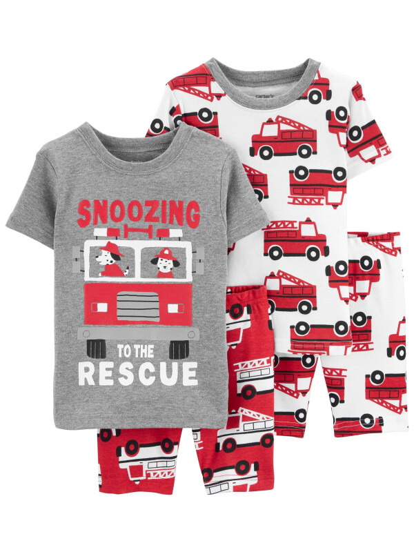 Set 2 pijamale Masina de pompieri