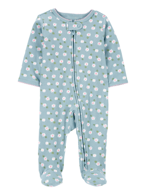 Carter's Pijama bleu cu floricele