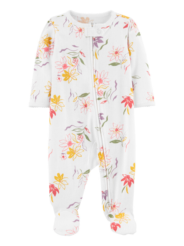 Carter's Pijama alb cu flori