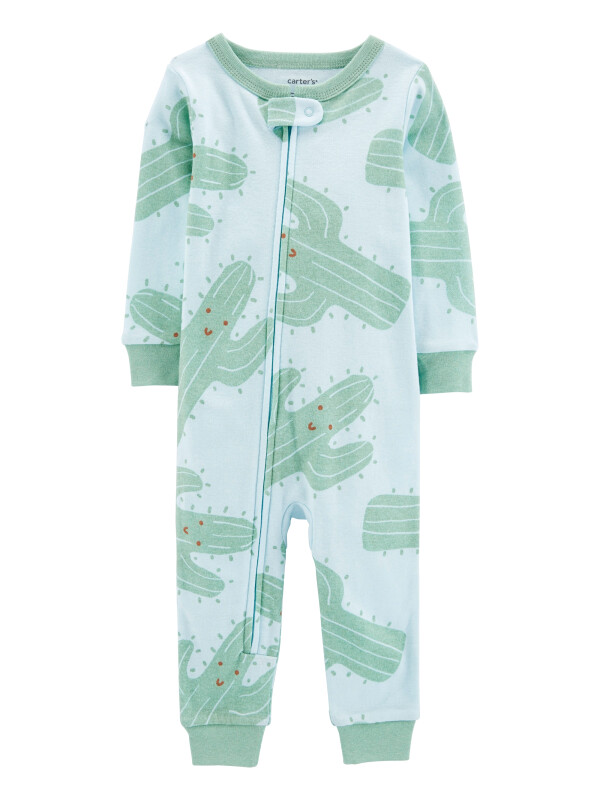 Pijama cu fermoar Cactus