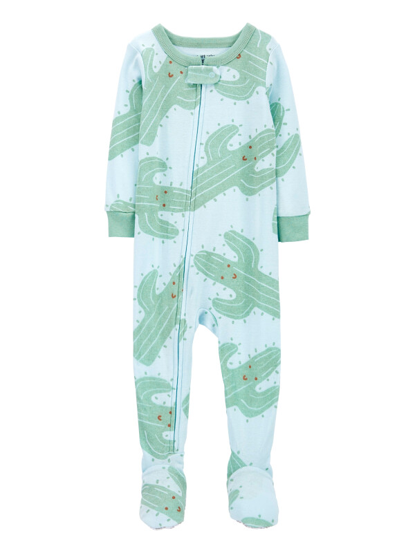 Pijama cu fermoar Cactus