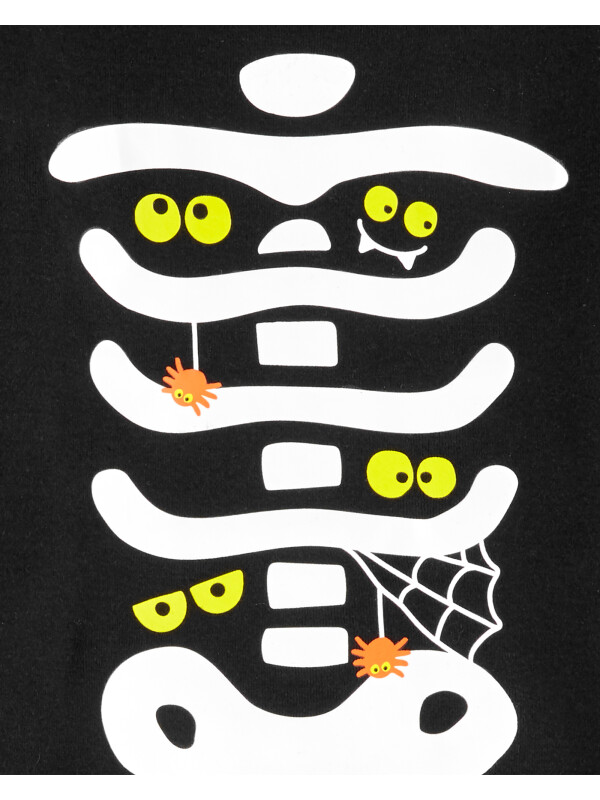 Carter's Set 2 piese Halloween schelet