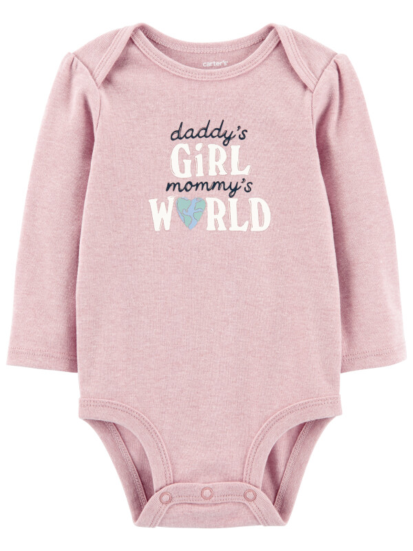 Carter's Body cu mesaj Daddy's Girl Mommy's World